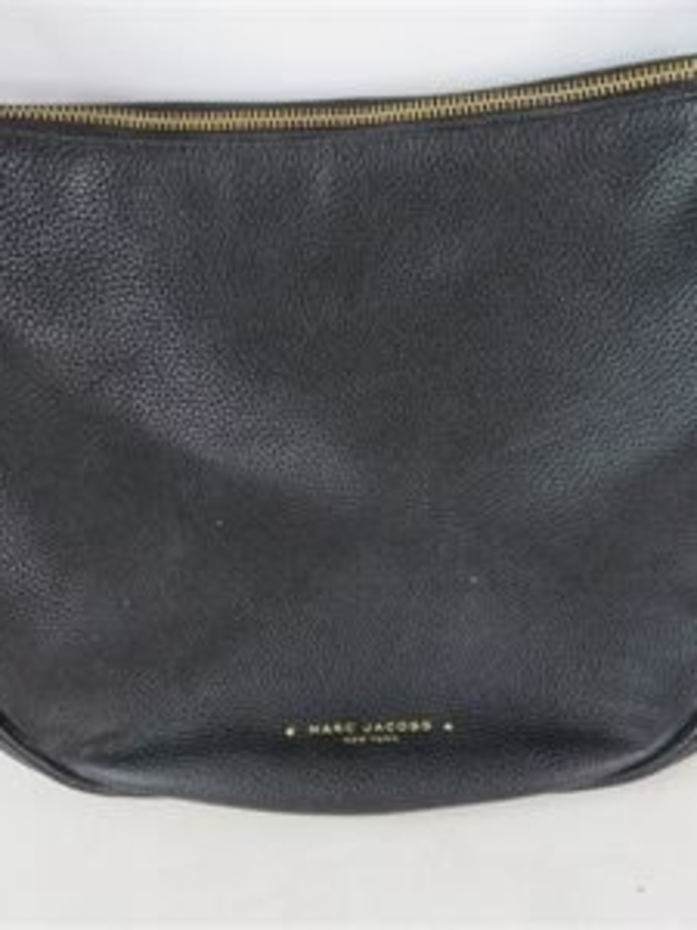 Marc Jacobs Black Pebbled Leather Shoulder Bag - Picture 2 of 13